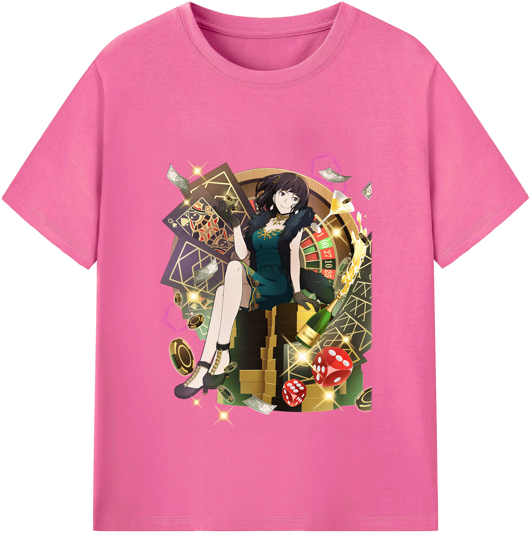 （画像用） 文豪ストレイドッグス Bungo Stray Dogs レディースカジュアルプリントTシャツ（綿100％）